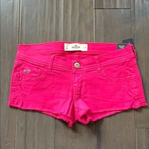 Hollister Hot Pink Denim Shorts - 3 - NWT